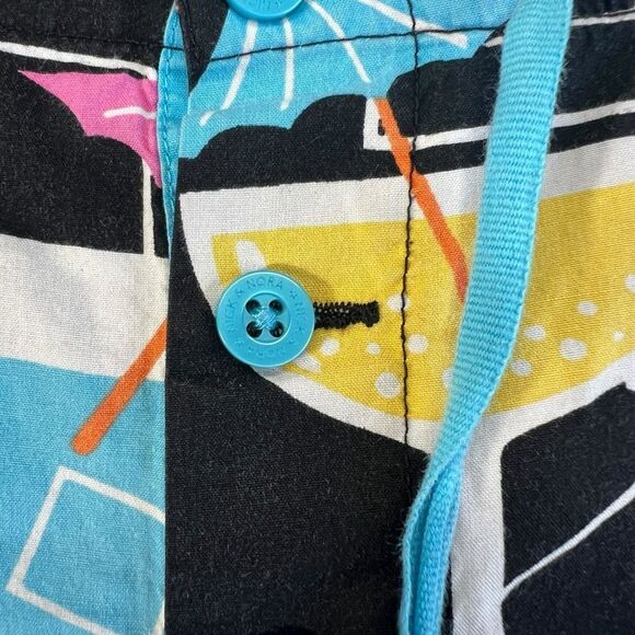 🍒 Medium Nick & Nora Pajama Pants Happy Hour cocktail print. - Picture 5 of 16